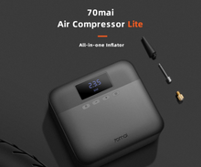 Cargar imagen en el visor de la galería, 70mai Compresor de Aire Eléctrico Portable para Auto TP03