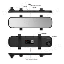 Cargar imagen en el visor de la galería, Cámara Vehículo Espejo 70mai D07 Rearview Dash Cam Wide