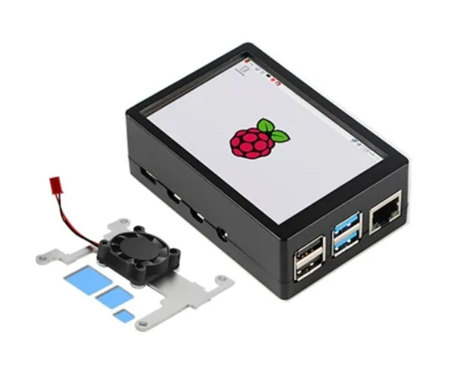 Pantalla Táctil LCD 3.5 Para Raspberry Pi 4 + Carcasa