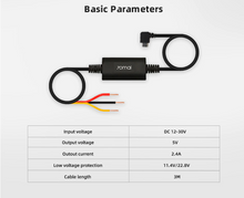 Cargar imagen en el visor de la galería, 70mai Hardwire Kit Monitoreo Parking
